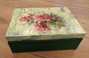 praca wykonana techniką Decoupage