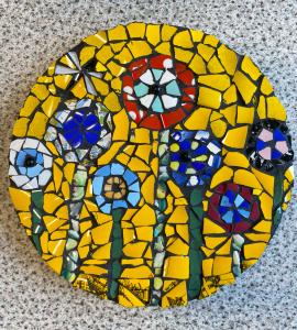 mozaika ceramiczna z materiałów recyklingowych