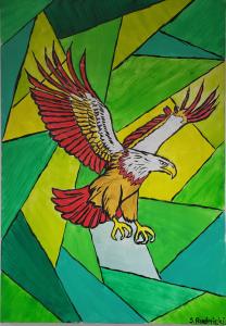 Akryl na płótnie o wymiarze 50x70
