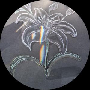 Lilia-technika mieszana