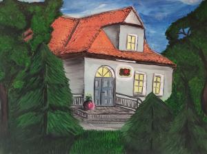 Obraz olejny na płótnie o wymiarach 50x70