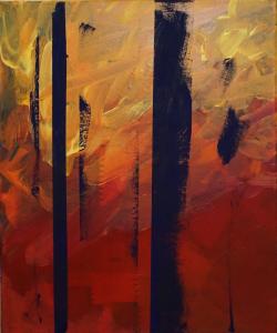 Obraz na bawełnianym płótnie, akryl, obraz jest bez elementów dotykowych, 50x60cm, 2025