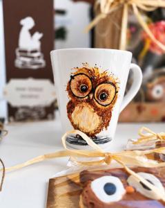 Sówka Kubek Porcelanowy